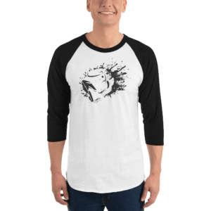 Scout Spatter 3/4 sleeve raglan shirt